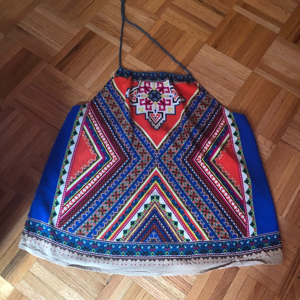 Flying Tomatoe Halter Blouse Size L